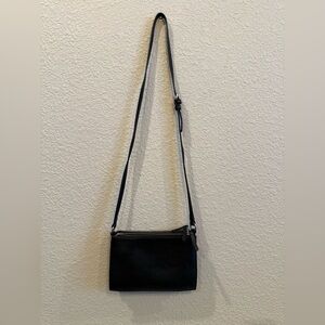 Like New, French Connection Black Shoulder/Crossbody Bag, Adjustable Strap